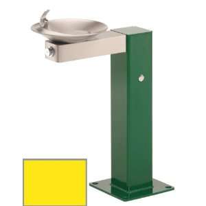 com Haws 3377 YELLOW Yellow Barrier Free, Pedestal Drinking Fountain 