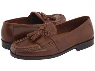 Johnston Murphy Aragon II Tan Leather Tassel Loafers  