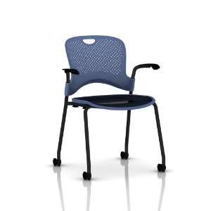  Stackable Caper Side Chair by Herman Miller   Black Frame 