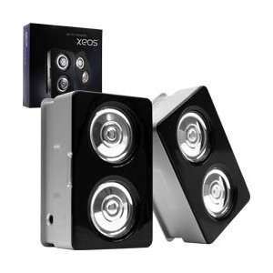 New Trademark XEOS Micro Speakers Sleek Design Excellent Stereo Sound 