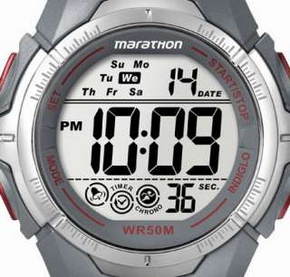 Timex Marathon Watch Grey Resin Strap Watch T5K358 New  