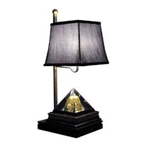  4 Way Pyramid Table Lamp with LED Night Light