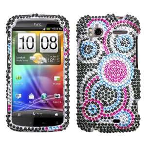HTC Sensation 4G Bubble Full Diamond Bling Phone Case Protector Cover 