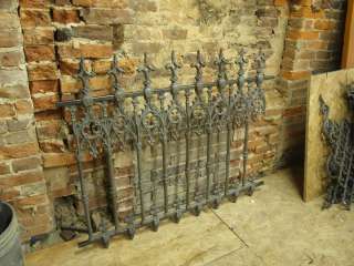Victorian Cast Iron Fence Section Ornate Trellis Ornate GARDEN 