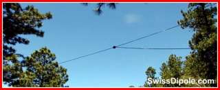 SWISS DIPOLE   10 12 15 17 20 meter   Ham Radio HF Antenna  