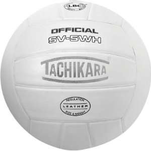  Tachikara SV5WH Leather NFHS Volleyball   Volleyballs 