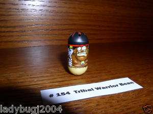 Mighty Beanz TRIBAL WARRIOR BEAN #154 COMBINED S&H  