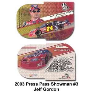  Press Pass Showman 03 Jeff Gordon Card