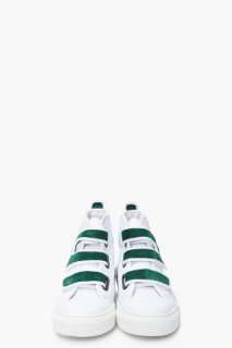 Raf Simons High White Velcro Sneakers for men  