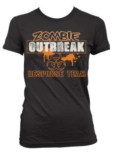   Outbreak Response Team Junior Girls T shirt Dawn Of The Dead Movies
