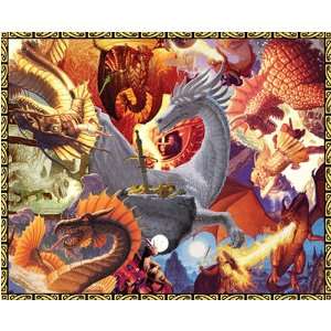  Dragon Collage Jigsaw Puzzle 1500 Piece Toys & Games