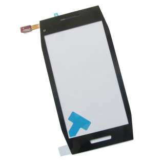 Black Touch Digitizer Screen Glass Lens For Nokia X7  