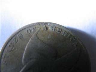 1858 Flying Eagle Penny FINE condition Error Cent coin  