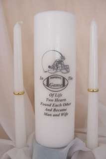 This auction is for a 3 piece wedding unity candle set. One pillar 