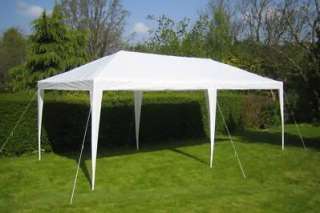 New White 10 x 20 PE Outdoor Canopy Gazebo Party Tent  