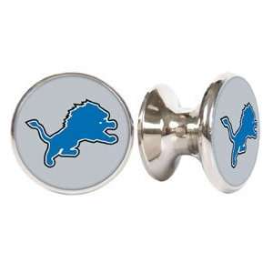   Lions NFL Stainless Steel Cabinet Knob / Drawer Pull Sports