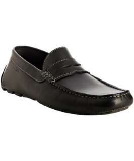 Gant black leather Joyrider penny loafers  