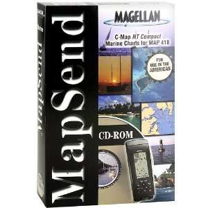 Magellan Mapsend Marine CD ROM Americas For The Map 410 