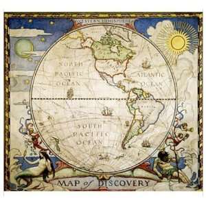  RE00620549 Map of Discovery   Western Hemisphere Map Toys & Games