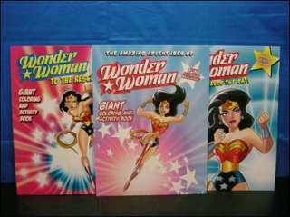 Wonder Woman Activity & Coloring Books New 9780766633452  