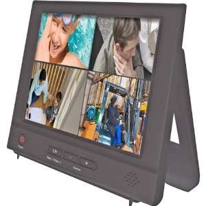    DQ3558 8 Color LCD Security Monitor with Audio: Camera & Photo