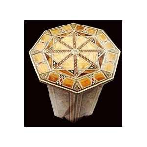  New Mosaic Octagonal Handcrafted Side Coffee End Table 
