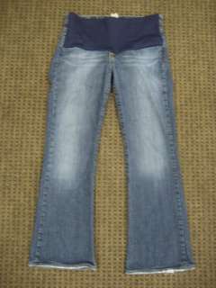 Lucky Brand Maternity Jeans Rigid Cotton Candy Crop Size 30 Medium 