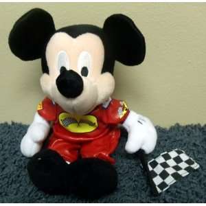 Retired Limited Production Run Mickey Mouse Race Car Nascar Pit Crew 