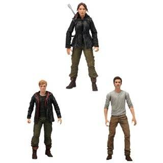 The Hunger Games Movie (Set of 3) 7 inch Action Figures