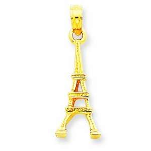  14k Eiffel Tower Pendant Jewelry