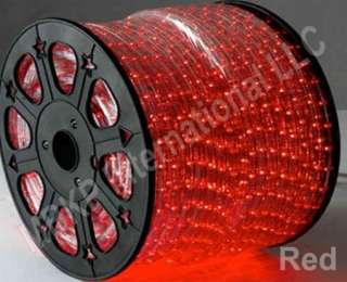 12V DC RED LED Rope Lights for Home Christmas Lighting 609456115353 