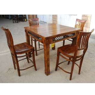 Pc Pub Counter Height Dining Room Table & Chair Set w/ Extension 