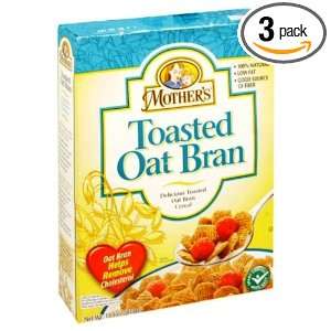 Mothers Cereal, Toasted Oat Bran, 12.5 Ounce (Pack of 3)