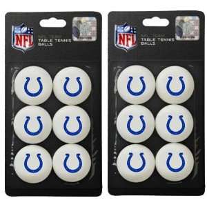  Indianapolis Colts Nfl Table Tennis Balls Set (2 Packs Of 