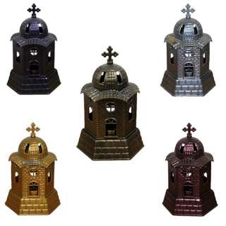 Vigil Oil Lamp Candle Holder Metallic Church Christian  