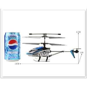   Outdoor Infrared RC Mini Helicopter Gyro with LED Flashing Blue Toys