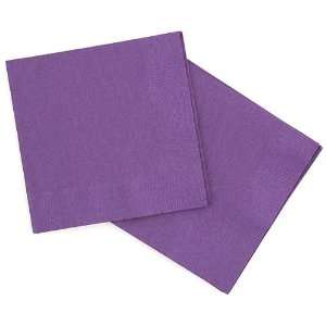  Purple Beverage Paper Party Napkin 