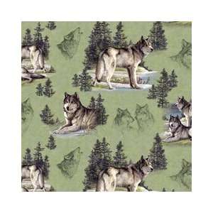  Sugar Tree Papers 12X12 Grey Wolves Arts, Crafts 