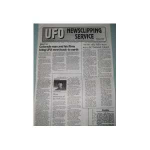  UFO Newsclipping Service (August) Lucius Farish Books
