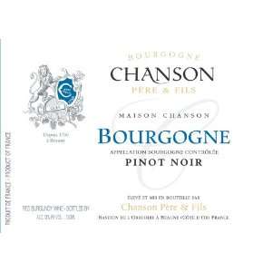  Chanson Bourgogne Pinot Noir 2008: Grocery & Gourmet Food
