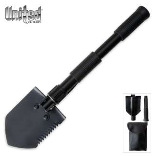 United Edge Folding Survival Shovel with Pouch  