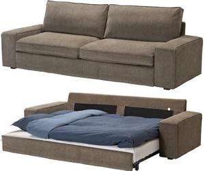 Ikea Kivik Sofabed cover removable sofa bed Slipcover Tranas Light 