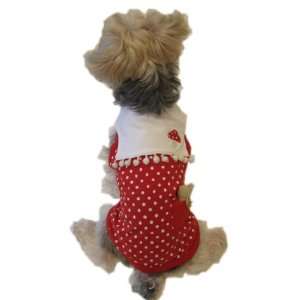 : Happy Puppy Designer Dog Apparel   Polkadots Sleeveless Sailor Dog 