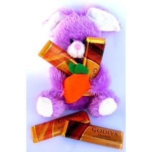 Purple Easter Bunny Rabbit Plush Stuffed Animal With Two Premium 