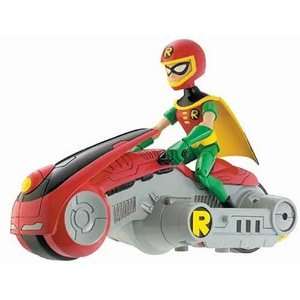   Bike with 5 Figure: Robin with transforming R Cycle: Toys & Games