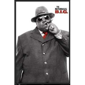  Notorious B.I.G. Red Tie Rap Hip Hop Music Poster 22.5 x 
