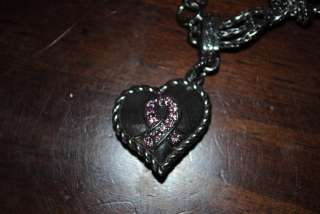   POP POWER OF PINK 2011 BREAST CANCER AWARENESS HEART BRACELET NWT NEW