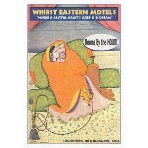 Vintage Art Whirst Eastern Motels Where a Restful Nights Sleep is a 