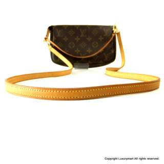 LOUIS VUITTON Plain Leather Strap For Bag & Purse 4936  