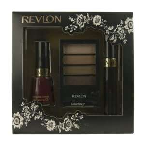  Revlon Quad Eyeshadow, Fabulash Mascara & Nail Enamel Set 